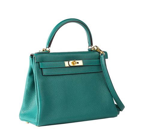 hermes togo malachite bag